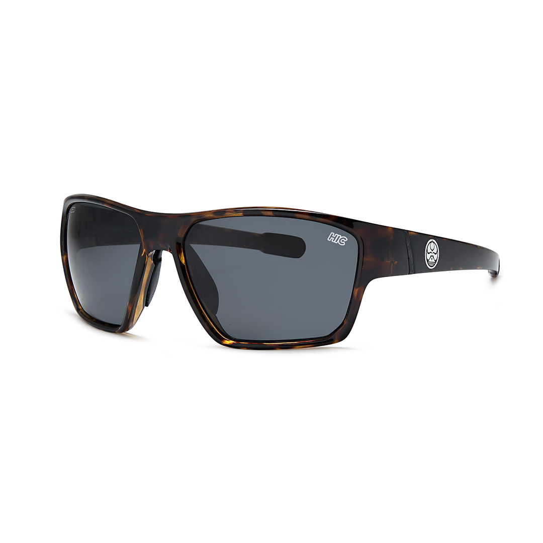 black wrap men's polarized sunglasses