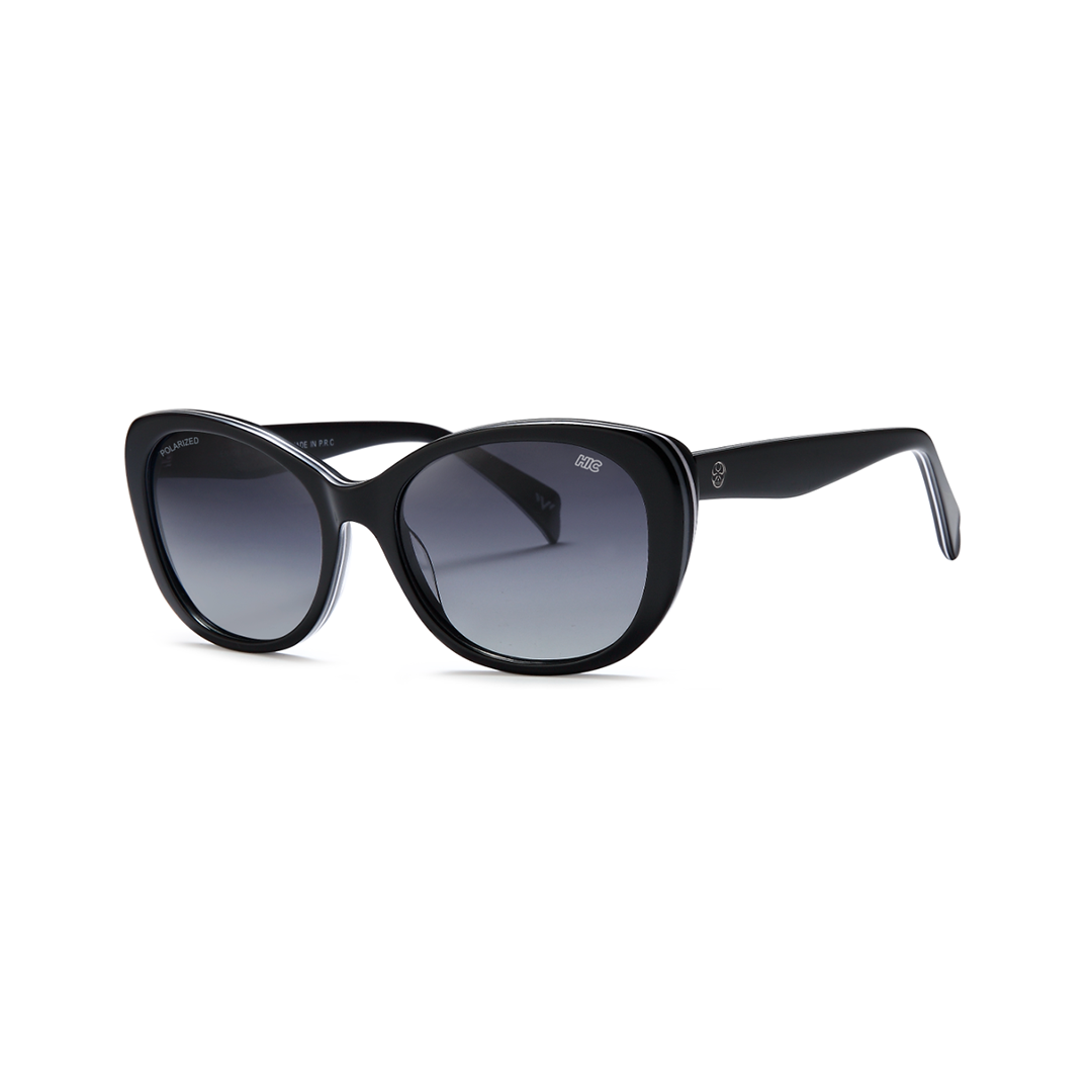 Black cat eye primum polarized sunglasses