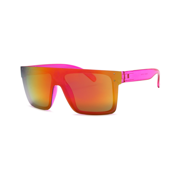 pink unisex shield sunglasses